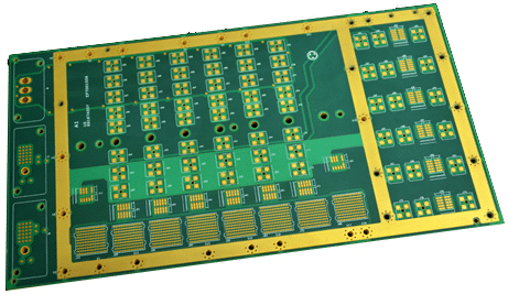 Printed circuit board laying copper