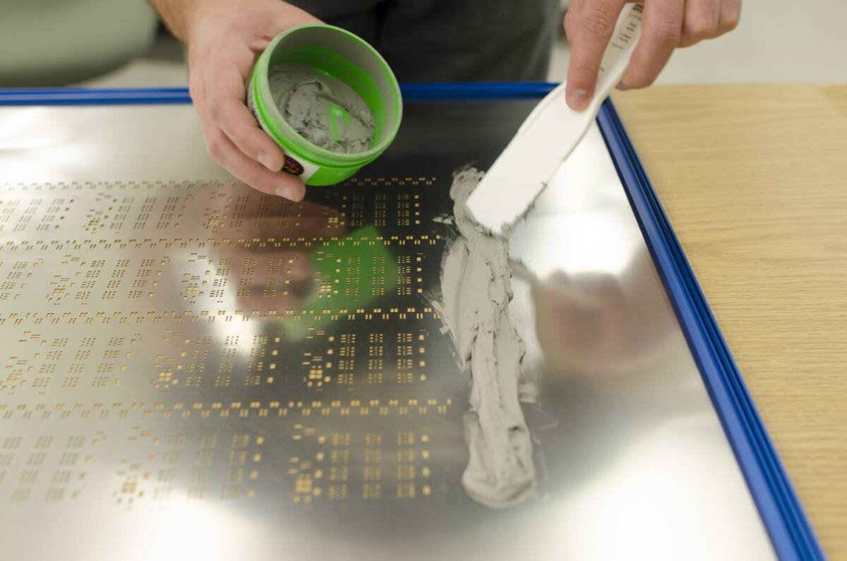 Pcb manufacturing paste storage and usage