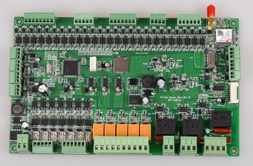 SMT circuit board assembly for industrial control board